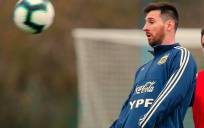 Messi disputará este verano con Argentina la Copa América Brasil 2019. / EFE