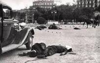 Imagen de Barcelona el día 18 de julio de 1936. 