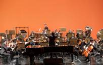 Nuno Coelho y la Orquesta de la Fundación Barenboim-Said. / Luis Castilla