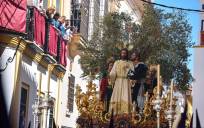 El misterio de La Redención en la calle Santiago el pasado Lunes Santo. Foto: Jesús Barrera.