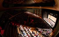 El Teatro de la Maestranza, en un concierto de la Sinfónica de Sevilla. / Guillermo Mendo