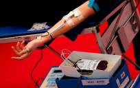 Donación de sangre en Barcelona. EFE/ Enric Fontcuberta