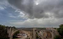 Imagen de archivo de Teruel, este sábado en alerta naranja por fuertes lluvias. EFE/Antonio García