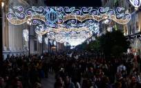 Iluminación navideña en Sevilla Foto: Jesús Barrera