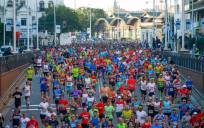 Cortado el paseo de Las Delicias por la Media Maratón de Sevilla