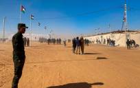 Vista general del XVI Congreso del Frente Polisario celebrado en el campamento de refugiados de Dajla (Argelia). EFE/Mahfud Mohamed Lamin Bechri