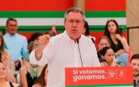 El secretario general del PSOE de Andalucía y candidato a la presidencia de la Junta, Juan Espadas. / E.P.