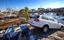 Estragos causados por el huracán Ian en Fort Myers Beach, Florida. EFE/Cristóbal Herrera