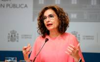 La ministra de Hacienda y Función Pública, María Jesús Montero. EFE/Chema Moya