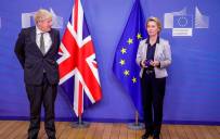 Ursula Von der Leyen y Boris Johnson. / EFE
