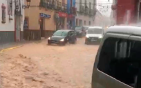 Graves daños por la lluvia en Huévar del Aljarafe