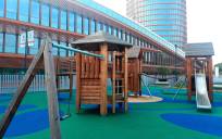 El Centro Comercial Torre Sevilla remodela su parque infantil