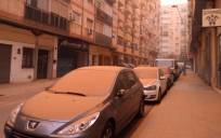 Efectos de la calima en Almería el 15 de marzo pasado.