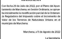 16-08-22 | Edicto del Ayuntamiento de Marchena