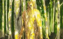 Kim Dorland (1974, Alberta) encuentra en la pintura una vía directa con los bosques autóctonos de su país. / El Correo