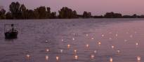 Mañana lunes, Coria del río vuelve a celebrar la ceremonia de los farolillos flotantes