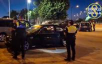 31/08/2023 Operativo policial conjunto en la Cartuja para evitar carreras ilegales. /Emergencias Sevilla