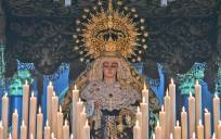 Nuestra Señora de los Dolores en su Soledad Coronada (Foto: Hermandad de la Soledad de Alcalá del Río)