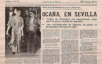 1979. El Correo de Andalucía se hace eco del primer carnaval sevillano con Ocaña como reina. https://www.unarchivotransfeministaandaluz.com/carnavalsev-1979 