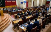 Sesión del Parlamento Andaluz en una imagen de archivo. / EFE
