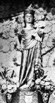 Imagen de la Virgen de la Hiniesta Gloriosa.