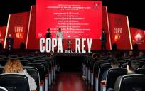 Sorteo de dieciseisavos de Copa del Rey este viernes en Madrid. EFE/ RFEF/Eidan Rubio.