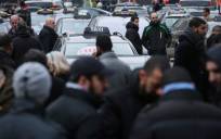 Taxistas de diferentes países piden en Bruselas poner coto a Uber