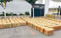 En la Operación Falcón se han incautado cerca de cinco toneladas de hachís en Lebrija. / Guardia Civil