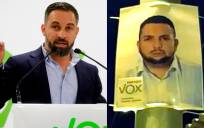 El candidato de Vox en Alfarràs (Lleida), Antonio Jiménez (d). / El Correo