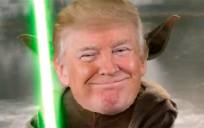 El ‘Yoda’ Trump en el vídeo.