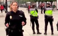 Despliegue de la Policía Nacional en las zonas comerciales de Sevilla 