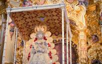 Virgen del Rocío en su santuario. / Hermandad Matriz