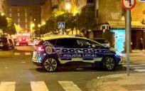 Vigilancia policial en las calles de Sevilla.