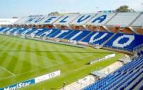 El estadio Nuevo Colombino de Huelva.