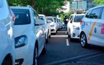 Los taxistas salen a la calle demandando un «plan de viabilidad»