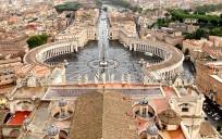 Imagen aérea del Vaticano. / EFE