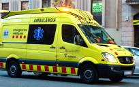 Ambulancia del Sistema d’Emergències Mèdiques.