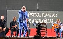 Actuación de El Capullo de Jerez en la pasada edición del Festival de flamenco ‘Pepe Aznalcóllar’ (Foto: Ayuntamiento de Aznalcóllar).