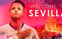 OFICIAL | ‘Chicharito’ Hernández, nuevo jugador del Sevilla
