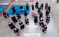 Imagen del vídeo grabado por trabajadores de Inditex. / El Correo