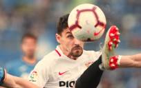 Jesús Navas salió lesionado del último partido de Liga ante el Getafe. / @SevillaFC