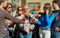Antonio del Castillo atendiendo a los medios en una imagen de archivo. / El Correo