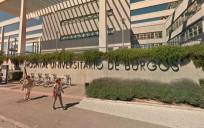Fachada del Hospital Universitario de Burgos. / Google Maps