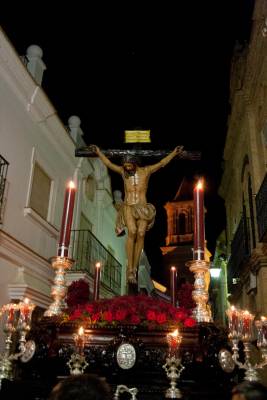 Cristo de la Misericordia, que procesiona el Miércoles Santo (Foto: Francisco J. Domínguez).