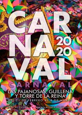 Cartel del Carnaval de Guillena, Las Pajanosas y Torre de la Reina 2020