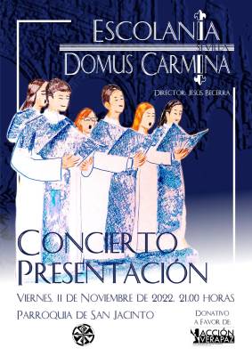 La Escolanía ‘Domus Carmina’ hace su presentación en San Jacinto