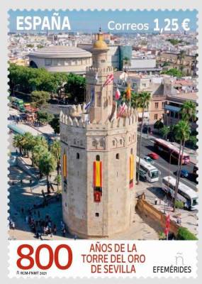Correos presenta en Sevilla el sello que conmemora los 800 años de la Torre del Oro