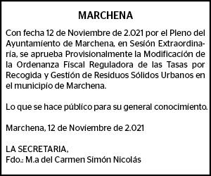 16-11-21 | Edicto Ayuntamiento de Marchena