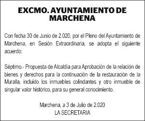 07-07-20 | Edicto del Ayuntamiento de Marchena