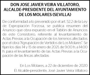29-12-20 | Edicto Ayuntamiento de Los Molares